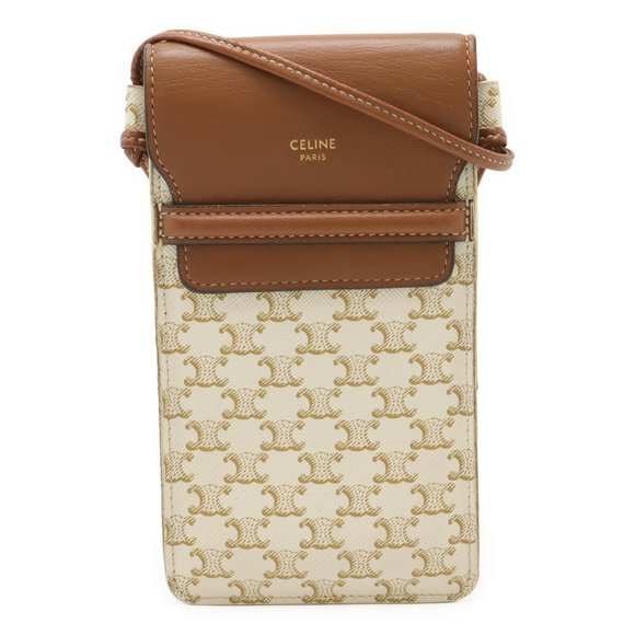CELINE Brown 2C Shoulder Bag - Picture 1 of 10